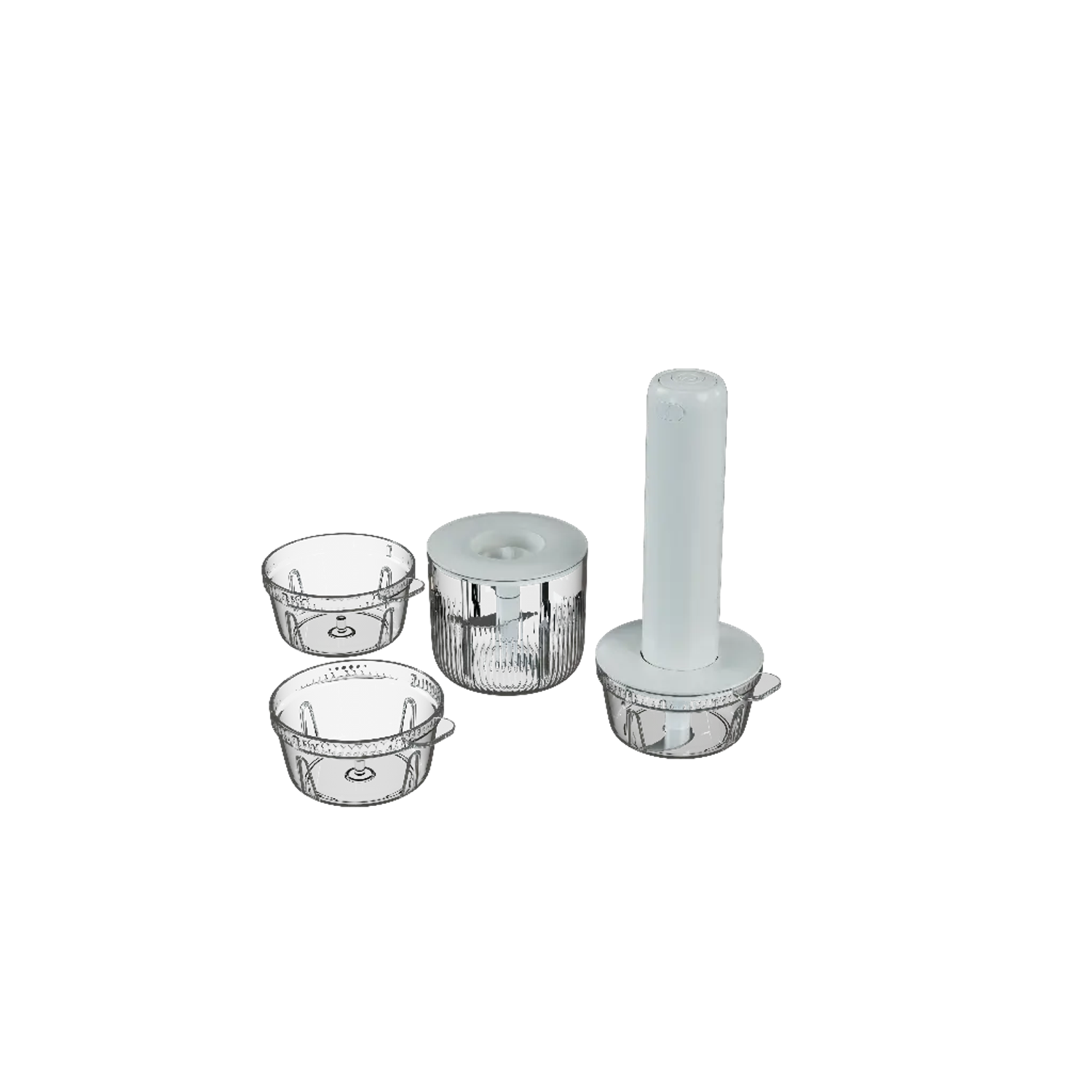 Chopper and Grinder Set GNHANCHPRWH - 30W, Handy Stick Chopper and Grinder Set GNHANCHPRWH - 30W, Handy Stick - تصویر 1