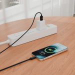USB-A to USB-C Cable GNCER1MA2CBK - 60W Ceramic Shell, Black - تصویر 2