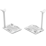 Cooling Station PDX118 - Headphone Stand & Controller Charger, White - تصویر 5