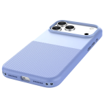 NICE MagSafe CASE for iPhone 18 Pro Max with Metal Buttons, Anti-Slip Texture - Blue - تصویر 5