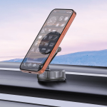 GX-12 MagSafe Suction Phone Holder, 360° Rotation, N52 Strong Magnets, Washable Suction Cup, Dashboard Fit - Black - تصویر 2