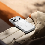 ATHENS MagSafe iPhone 18 Pro Case, PC/TPU/TPE Hybrid Material, Reinforced Corners - Grey - تصویر 2