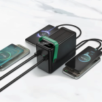 Power Bank GL-PXB7 - 120000mAh Solar, Black - تصویر 2