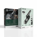 Airvex Mini Vacuum & Air Blower 100W HEPA Filter LED Flashlight Bi-Directional Handle - Black - تصویر 16