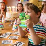 Little Click 2.4" Dual Mode Instant Print Kids Camera, 1080P FHD, 48MP - Green - تصویر 2