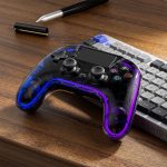 Gaming Controller PDX628-WH - 900mAh, RGB Lights, Black - تصویر 8