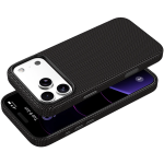 Florenza Woven Fabric MagSafe Case for iPhone 18 Pro Max/17 Pro Max 2600GS Drop Protection - Black - تصویر 5