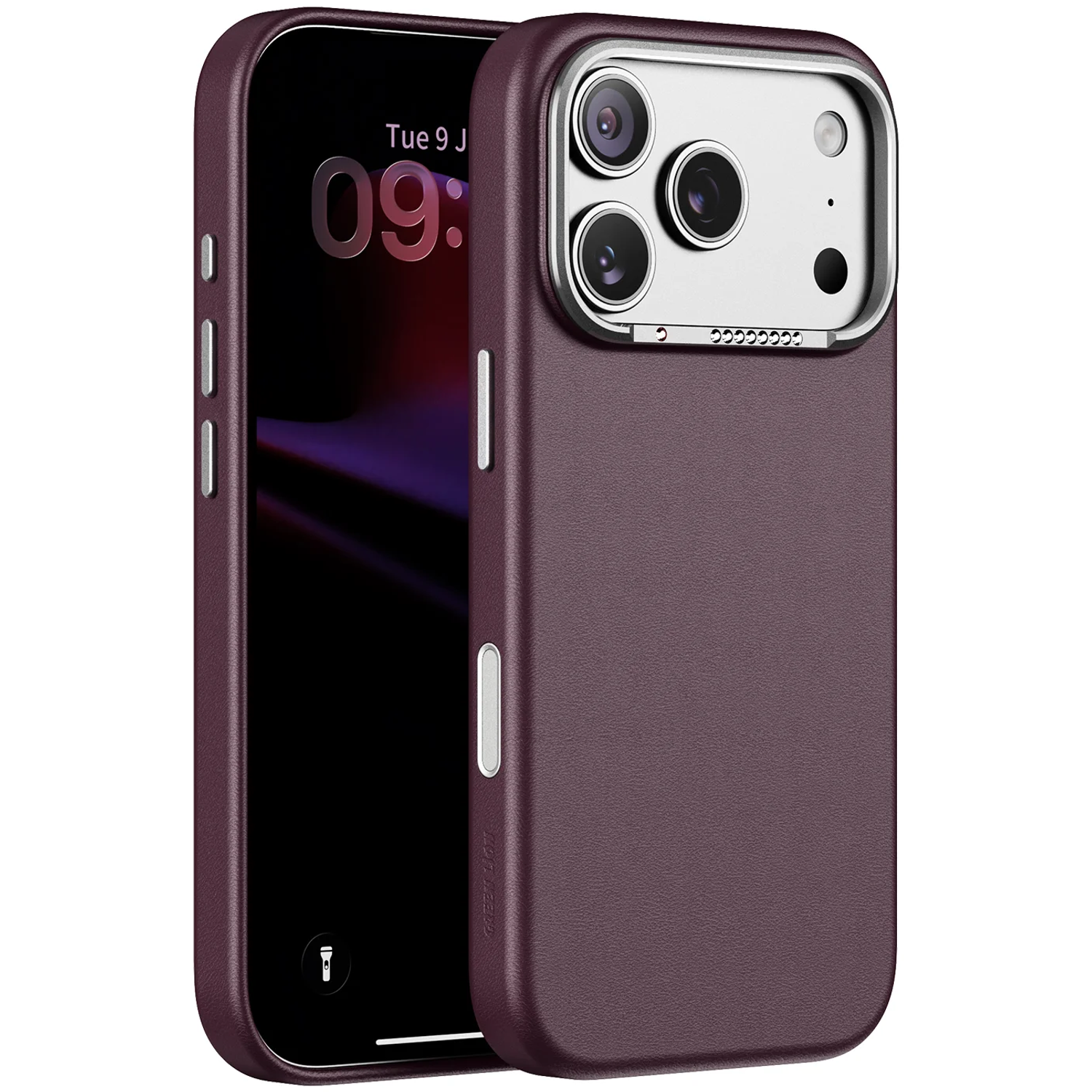 CORTINA MagSafe Case for iPhone 18 Pro Max Case, Raised Camera Guard, Anti-Scratch, Non-Slip, Metal Buttons - Burgundy CORTINA MagSafe Case for iPhone 18 Pro Max Case, Raised Camera Guard, Anti-Scratch, Non-Slip, Metal Buttons - Burgundy - تصویر 1