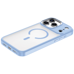 Titan MagSafe iPhone 18/17 Pro Case - Metal Buttons, Blue - تصویر 5