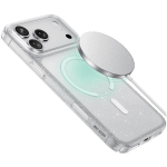 iPhone 18 Pro Max Glitter MagSafe Case - Silver - تصویر 3