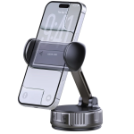 GX-11 Suction Phone Mount, 4.0"-7.0" Devices, 360° Rotation, Dashboard Fit, Washable Suction Cup - Black