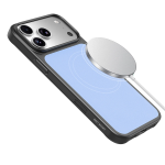 Ultra-Thin MagSafe iPhone 18 Pro/17 Pro Case, Metal Buttons, Anti-Slip Texture - Blue - تصویر 5