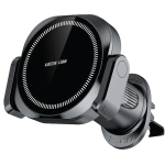 GX-13 Dual Hold Car Air Vent Mount, N52 Strong Magnets, MagSafe Compatible, 360° Rotation, Retractable Hook - Black
