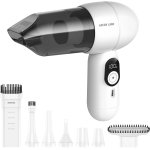 Porta Vac 5-in-1 Mini Vacuum 14000Pa Brushless Motor HEPA Filter USB-C LED Display - White