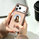 Smart Display Case with 1.85" IPS Screen & Rear-Camera Live Preview for iPhone 18 Pro Max/17 Pro Max - Brown - تصویر 4