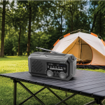 Power Bank G-RADIO LITE GNGRADIO11BK - 20000mAh, Radio, Flashlight, Black - تصویر 3