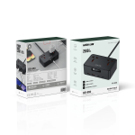 GS-850 2500W Power Socket with 70cm Retractable USB-C Cable, 2 × AC Sockets, 2 × USB-A & 3 × USB-C Ports - Black - تصویر 3