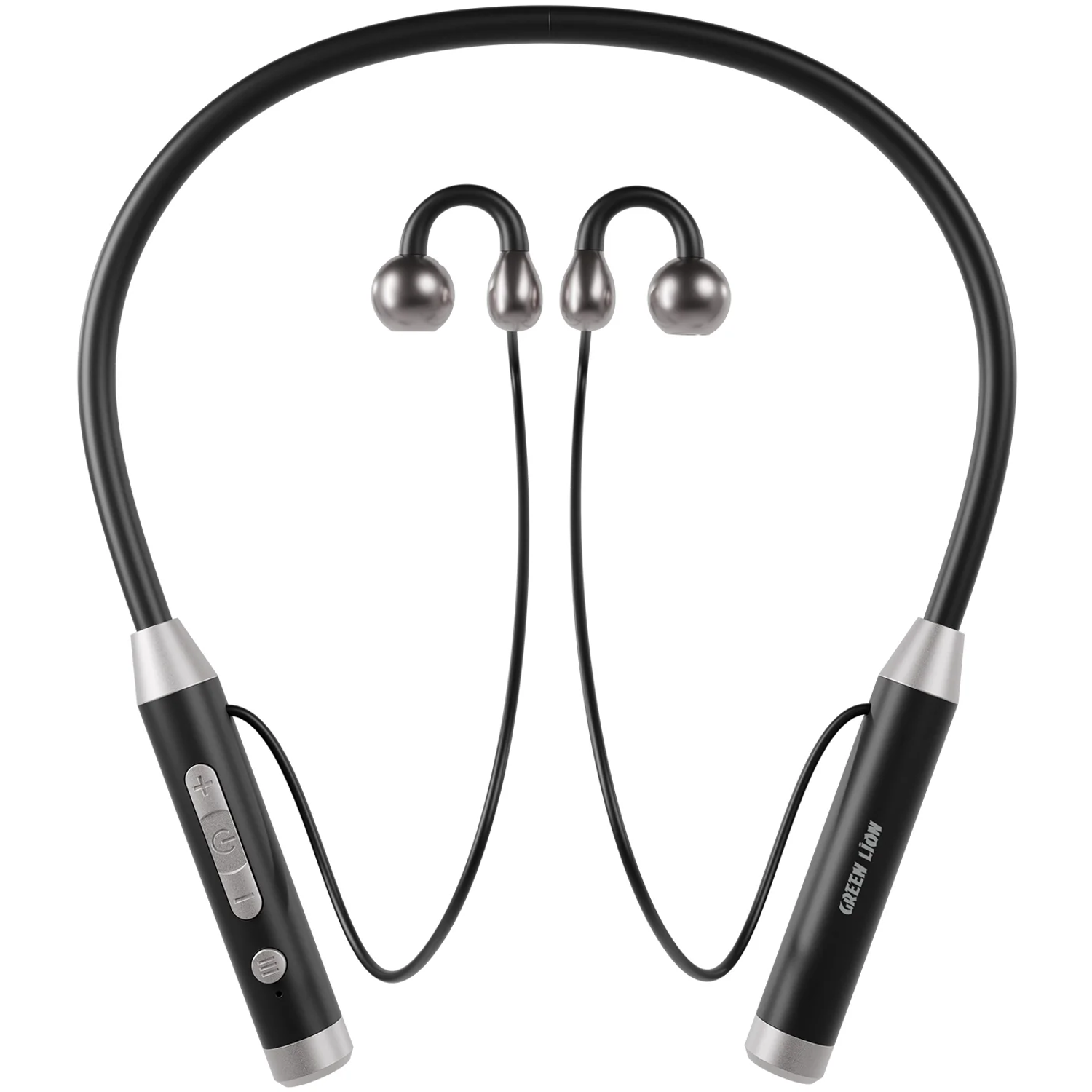 Clip Fit OWS Neckband Earbuds, 30 Hours Playtime, Bluetooth V5.4, TF Card Playback, Built-In Flashlight - Black Clip Fit OWS Neckband Earbuds, 30 Hours Playtime, Bluetooth V5.4, TF Card Playback, Built-In Flashlight - Black - تصویر 1
