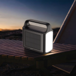 Xtreme Solar Power Bank 80000mAh with Integrated Cables - Black - تصویر 2