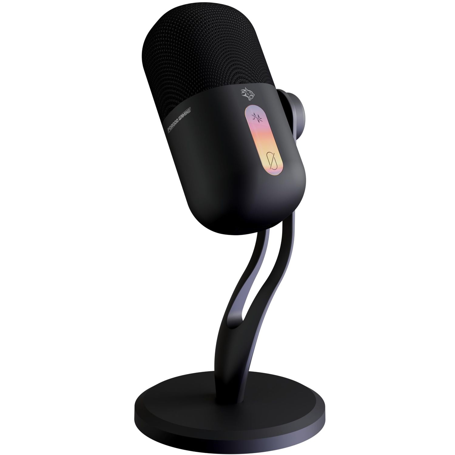 Gaming Elyx RGB Condenser Microphone PDX5MK06BK - USB-C, Black Gaming Elyx RGB Condenser Microphone PDX5MK06BK - USB-C, Black - تصویر 1
