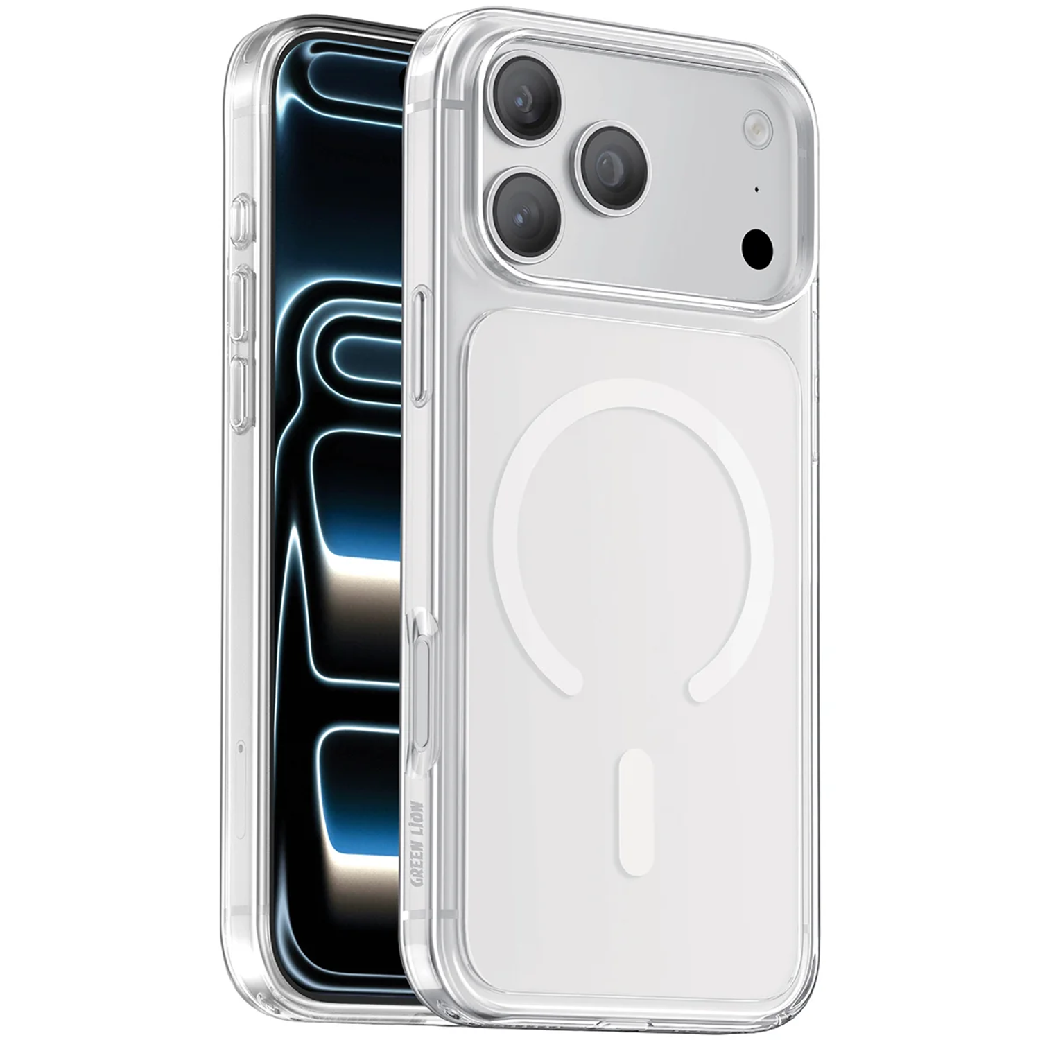 MagSafe Crystal Clear iPhone 17/18 Pro Case, Military Protection - Clear MagSafe Crystal Clear iPhone 17/18 Pro Case, Military Protection - Clear - تصویر 1