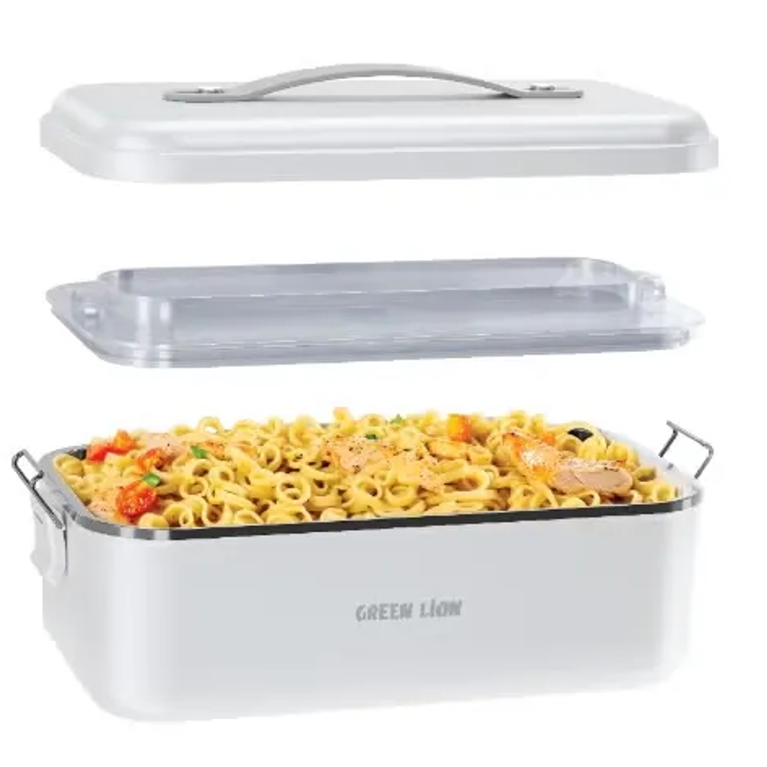 Lunch Box GLB-20 - 1L Portable Food Warmer, White Lunch Box GLB-20 - 1L Portable Food Warmer, White - تصویر 1