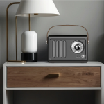 Vintage Radio Speaker GNVINRDSPKBK - Bluetooth 5.3, Black - تصویر 2