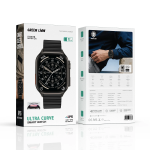 Smart Watch Ultra Curve GNULCURSW66BK - Wireless Charging, Black - تصویر 4
