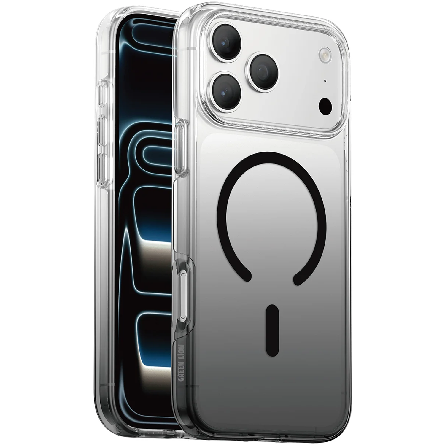 Gradient Magsafe iPhone 18 Pro Case - Black Gradient Magsafe iPhone 18 Pro Case - Black - تصویر 1