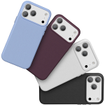 Leather iPhone 18 Pro Max MagSafe Case, Eco-Leather - Silver - تصویر 3