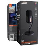 Gaming Elyx RGB Condenser Microphone PDX5MK06BK - USB-C, Black - تصویر 4