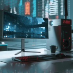 34" Curved Gaming Monitor, UltraWide HDR, 200Hz QHD - Black - تصویر 6