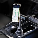 Car Phone Cup Mount GX-73 - Magsafe Compatible, Black - تصویر 2