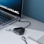 USB-C Hub PDX529 - 6-in-1 4K HDMI, 100W PD, Black - تصویر 3