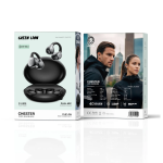Chester OWS Earbuds, Bluetooth V6.0, 10 Hours Playtime with Case, 35 Hours Standby Time, Clip-On Ear Comfort - Black - تصویر 4