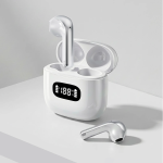 Carlton Wireless Earbuds, Bluetooth V6.0, 12Hrs Playtime, Dual-Mic Clear Calls - White - تصویر 2
