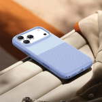 NICE MagSafe CASE for iPhone 18 Pro Max with Metal Buttons, Anti-Slip Texture - Blue - تصویر 2
