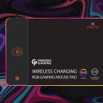 Gaming Mouse Pad - 15W Wireless Charger, RGB, Black - تصویر 4
