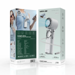Handheld Mini Fan POWER WIND GNPF12PWNDWH - 2 in 1, White - تصویر 5