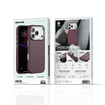 CORTINA MagSafe Case for iPhone 18 Pro Max Case, Raised Camera Guard, Anti-Scratch, Non-Slip, Metal Buttons - Burgundy - تصویر 8