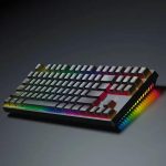 Mechanical Keyboard PDX220-RSW - Wireless TKL, Gateron Red, Black - تصویر 3