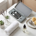 4-in-1 Manicure Set + Tool Case, Anti-Slip Grip - Grey - تصویر 2