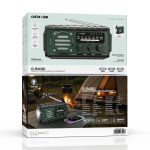 Power Bank G-RADIO21GN - 20000mAh Solar, Green - تصویر 5