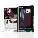 KEVLAR iPhone 18 Pro Max MagSafe Case, 5x Stronger Aramid Fiber Protection, Scratch & Impact Resistant - Burgundy - تصویر 5