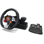 Gaming Racing Wheel PDX627 - 270° Steering Wheel with Pedals and Gear Lever