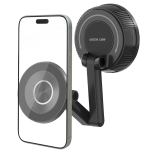 GX-95 MagSafe Suction Car Phone Holder, 360° & 180° Rotation, Multi-Angle Viewing - Black