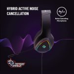 Gaming Headphones PDX4-2 - 50mm Drivers, Black - تصویر 4