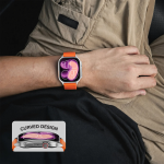 Smart Watch Ultra Curve GNULCURSW66SL - Wireless Charging, Silver - تصویر 2