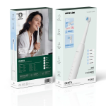 Denta Electric Toothbrush with 5 Modes & 4 Replacement Heads - White - تصویر 4