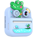 Little Click 2.4" Dual Mode Instant Print Kids Camera, 1080P FHD, 48MP - Blue - تصویر 4